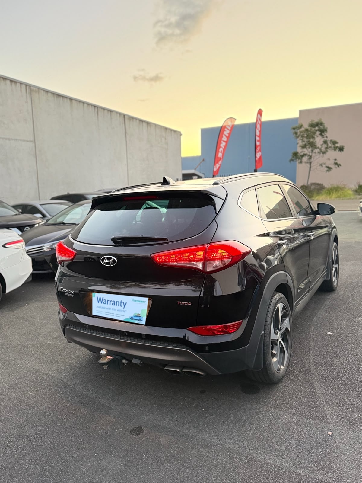 2015 Hyundai Tucson Highlander TLE Wagon in Black.